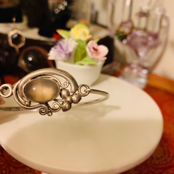 Boma silver vintage bangle bracelet - Picture 5 of 6